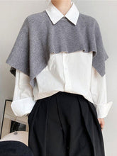 Women High Waist Knitted Casual Short Sweater